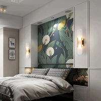 Wall Light Modern Marble Look with Dimmable LED | Crevalo