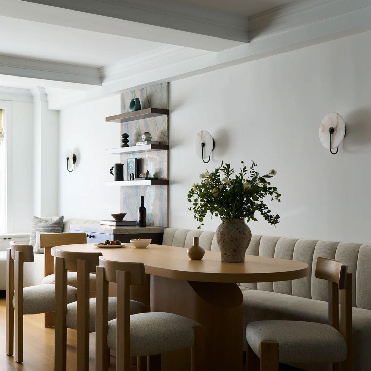 Wall Light Natural Alabaster Marble Nordic Style | Varino