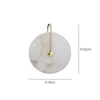 Wall Light Natural Alabaster Marble Nordic Style | Varino