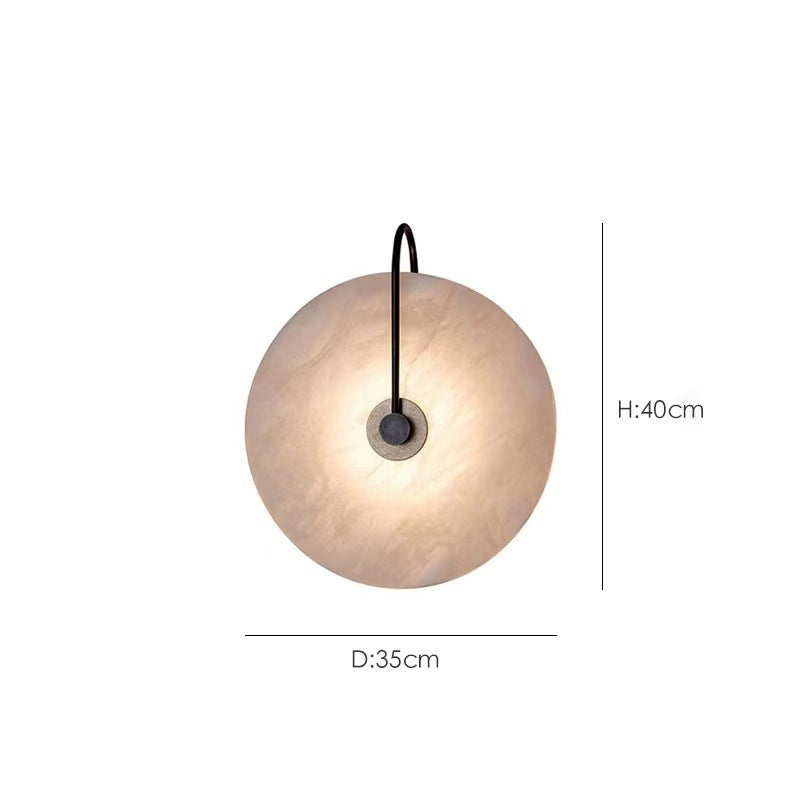 Wall Light Natural Alabaster Marble Nordic Style | Varino