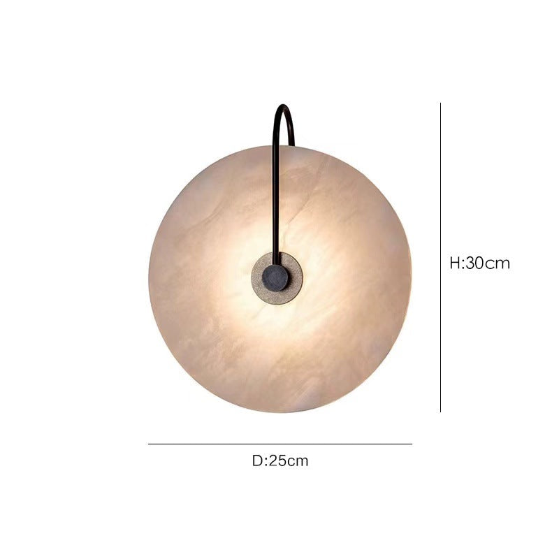 Wall Light Natural Alabaster Marble Nordic Style | Varino