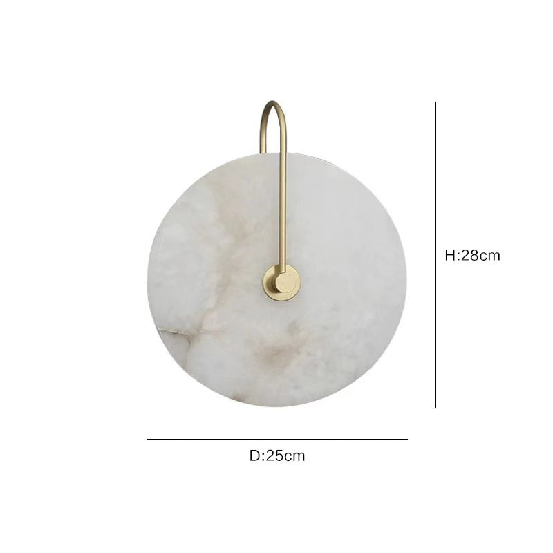 Wall Light Natural Alabaster Marble Nordic Style | Varino