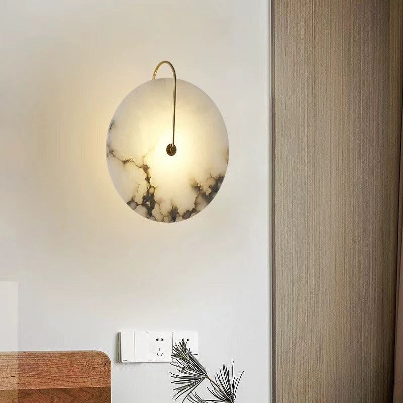 Wall Light Natural Alabaster Marble Nordic Style | Varino