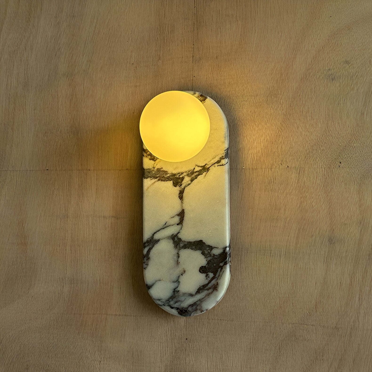 Wall Light Natural Marble Minimalist Design | Marveil