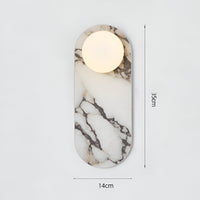 Wall Light Natural Marble Minimalist Design | Marveil