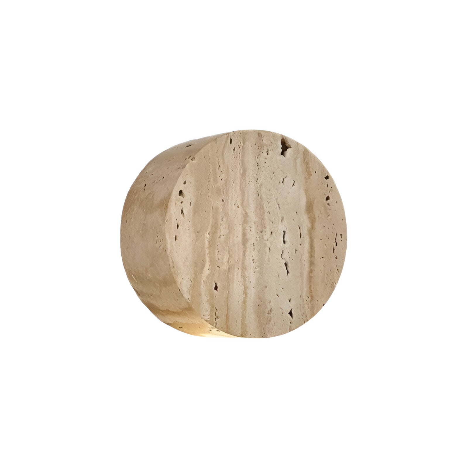 Wall Light Natural Travertine in Wabi Sabi Style | Tynoro
