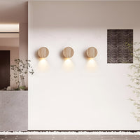 Wall Light Natural Travertine in Wabi Sabi Style | Tynoro