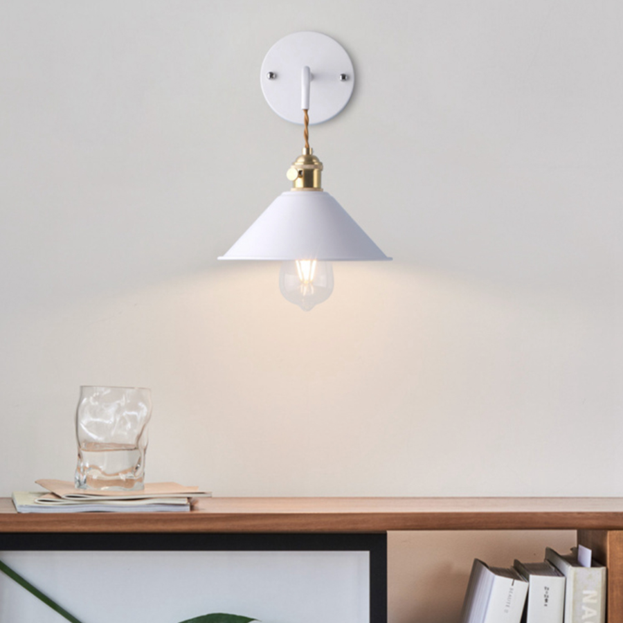 Wall Light Nordic Glass Shade Retro Design | Macarell