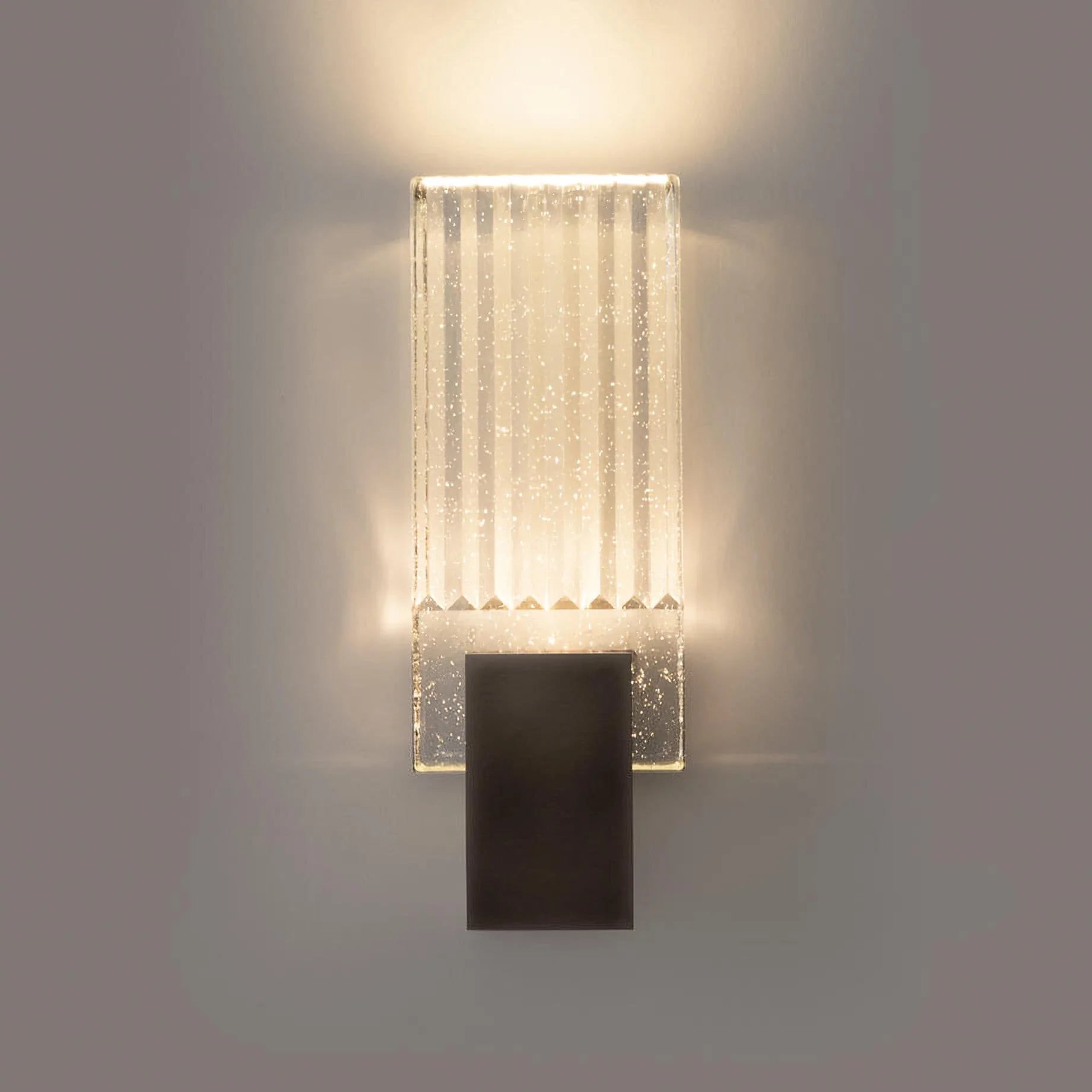 Wall Light Pleated Crystal in Modern Style | Celvian
