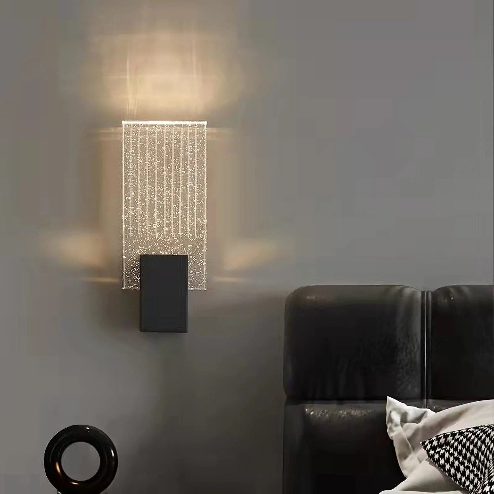 Wall Light Pleated Crystal in Modern Style | Celvian
