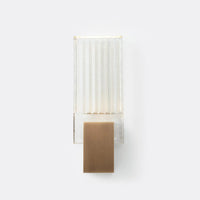 Wall Light Pleated Crystal in Modern Style | Celvian