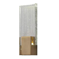 Wall Light Pleated Crystal in Modern Style | Celvian