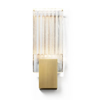 Wall Light Pleated Crystal in Modern Style | Celvian
