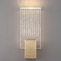 Wall Light Pleated Crystal in Modern Style | Celvian