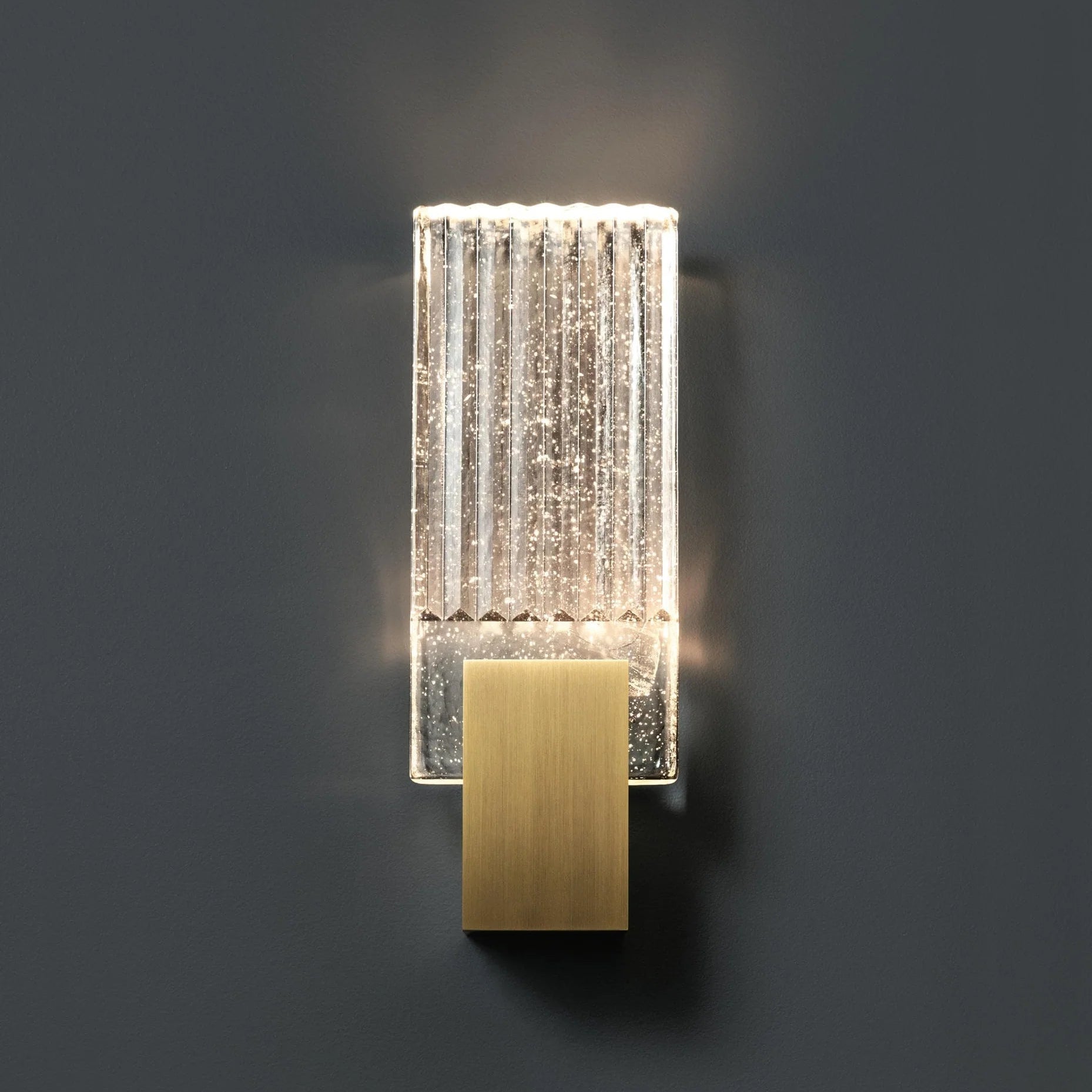 Wall Light Pleated Crystal in Modern Style | Celvian