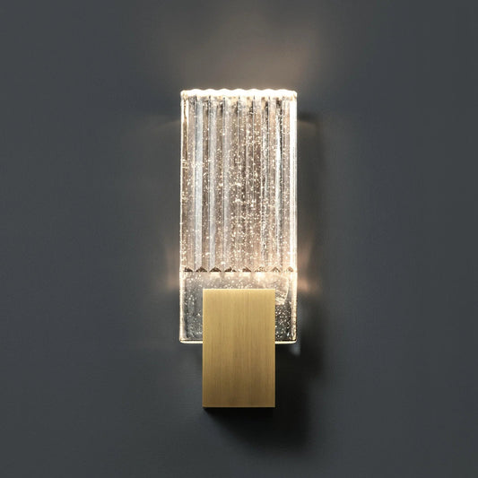 Wall Light Pleated Crystal in Modern Style | Celvian