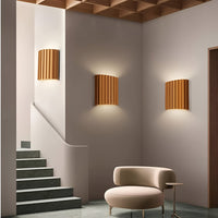 Wall Light Resin Body in Nordic Minimalist Style | Olmara