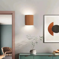 Wall Light Resin Body in Nordic Minimalist Style | Olmara