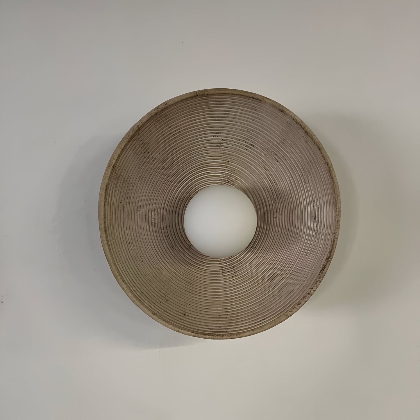 Wall Light Resin Round Retro Japandi Style | Nerivo