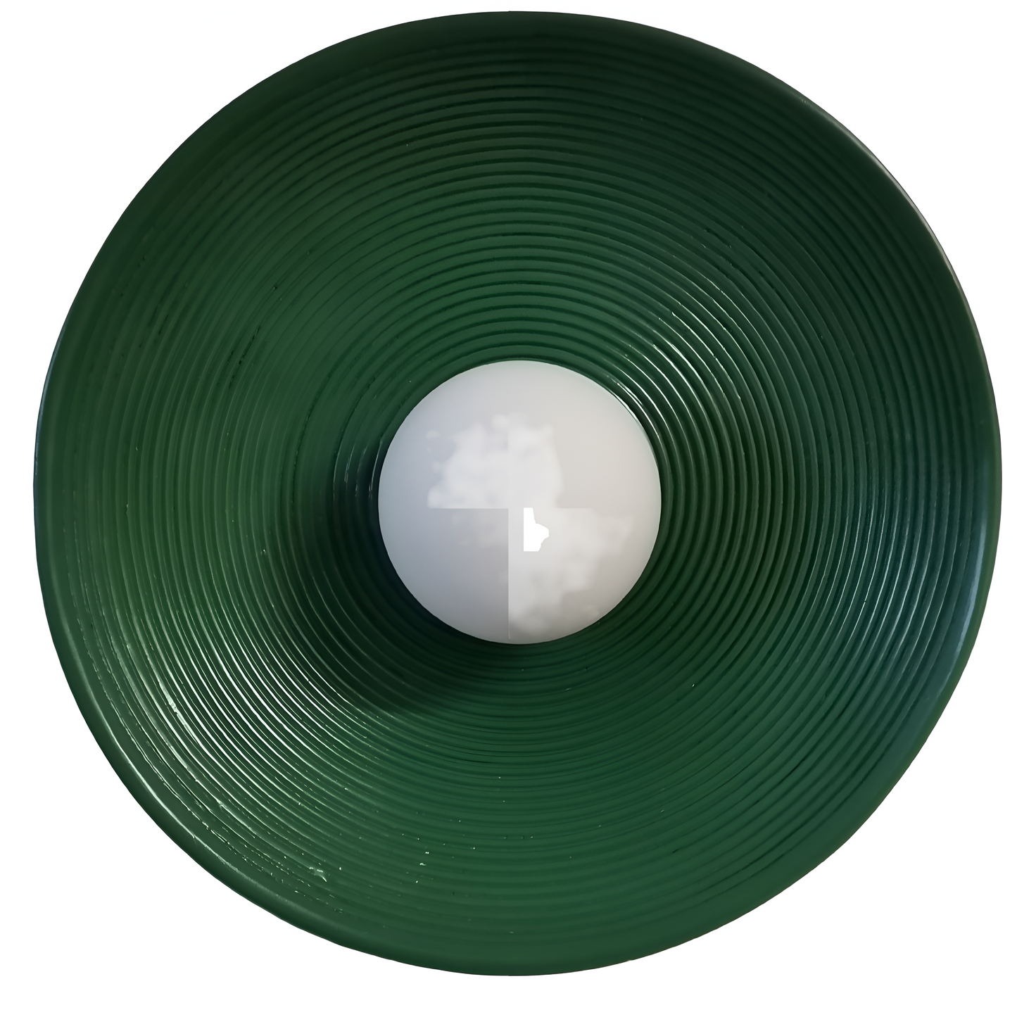 Wall Light Resin Round Retro Japandi Style | Nerivo