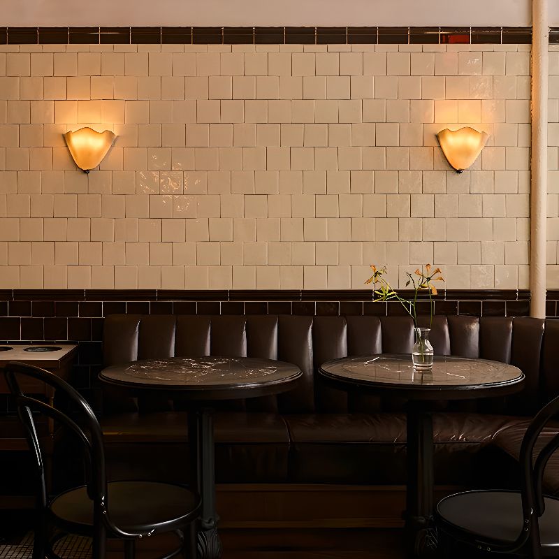 Wall Light Retro Coloured Glass Design | Skirona