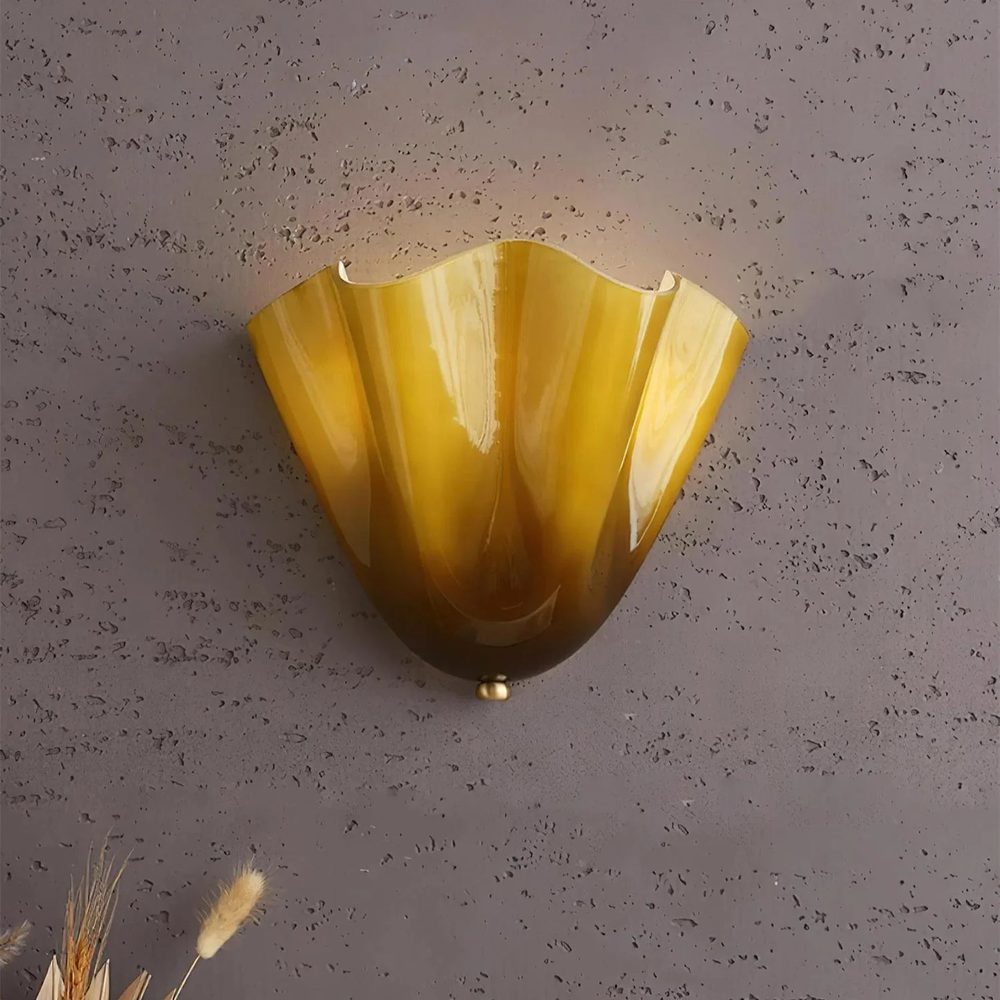 Wall Light Retro Coloured Glass Design | Skirona