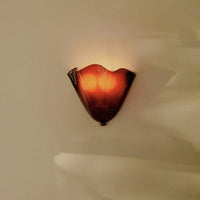 Wall Light Retro Coloured Glass Design | Skirona