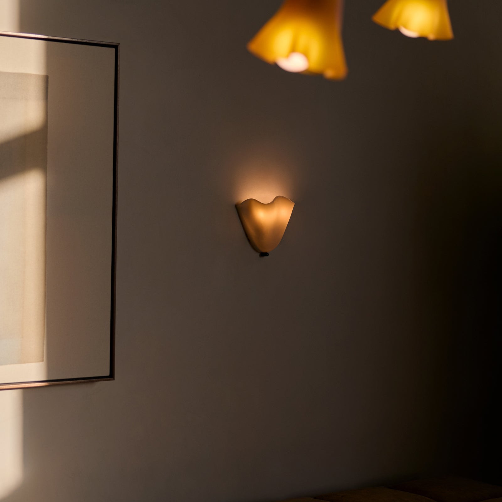 Wall Light Retro Coloured Glass Design | Skirona