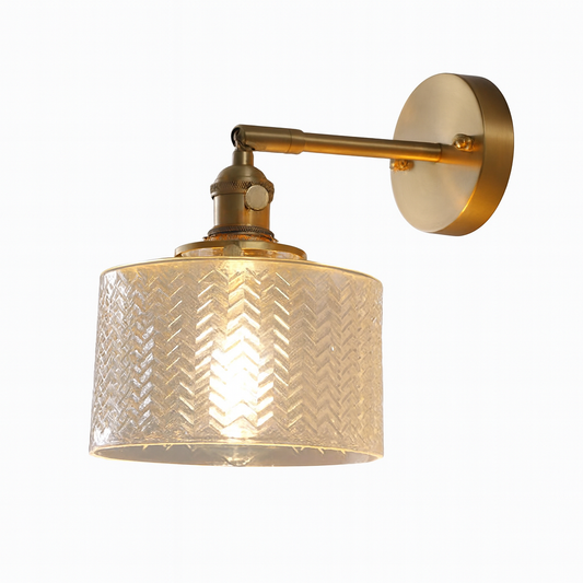 Wall Light Retro Glass Shade in Modern Style | Warano