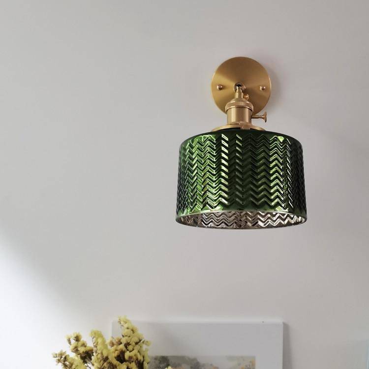 Wall Light Retro Glass Shade in Modern Style | Warano