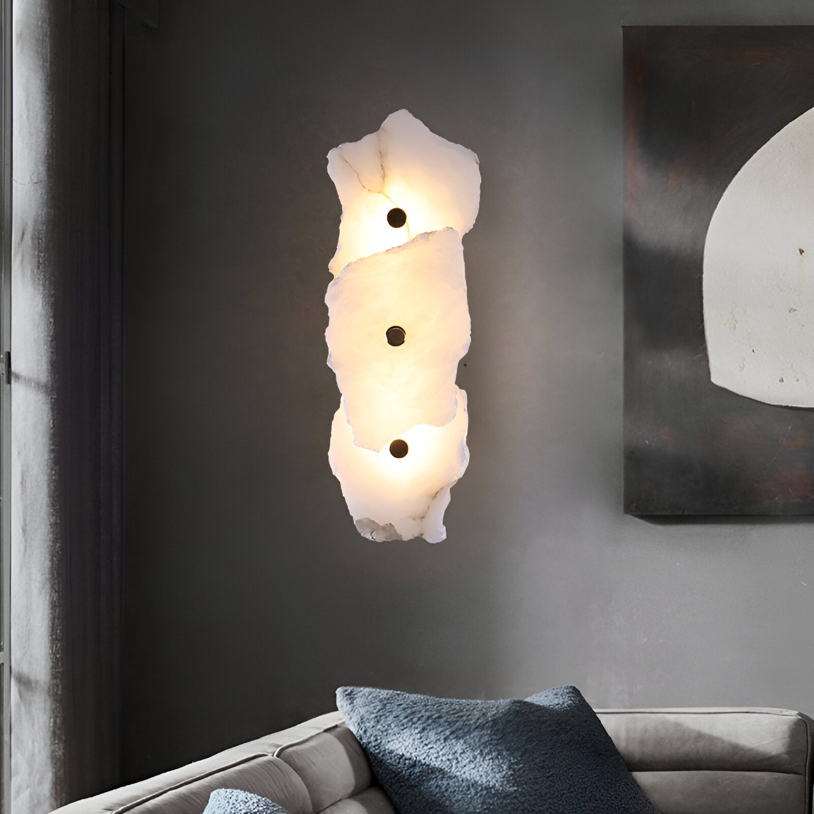 Wall Light Solid Marble in Minimalist Design | Marvion