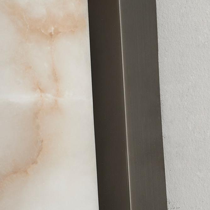 Wall Light Spanish Marble with Copper Finish | Marvello