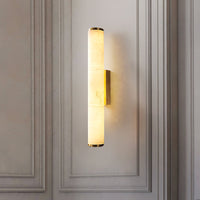 Wall Light Spanish Marble with Copper Finish | Marvello
