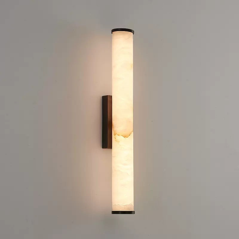Wall Light Spanish Marble with Copper Finish | Marvello