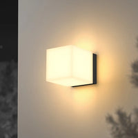 Wall Light Stainless Steel Modern Square Fixture | Sarvilo
