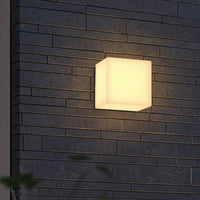 Wall Light Stainless Steel Modern Square Fixture | Sarvilo