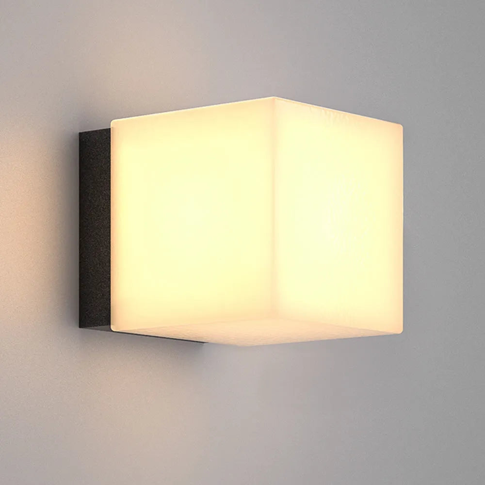 Wall Light Stainless Steel Modern Square Fixture | Sarvilo