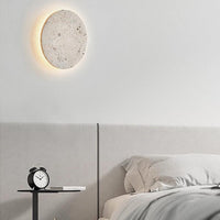 Wall Light Travertine Glow Minimal Design | Alveno