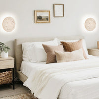 Wall Light Travertine Glow Minimal Design | Alveno