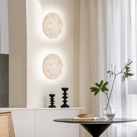 Wall Light Travertine Glow Minimal Design | Alveno