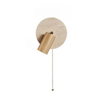 Wall Light Travertine Rotatable in Modern Design | Kalven