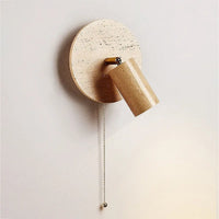 Wall Light Travertine Rotatable in Modern Design | Kalven