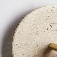 Wall Light Travertine Rotatable in Modern Design | Kalven