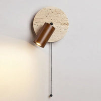 Wall Light Travertine Rotatable in Modern Design | Kalven