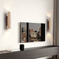 Wall Light Travertine Stone Japandi Minimalist Style | Lunori