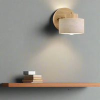 Wall Light Travertine Stone Minimalist Design | Travora