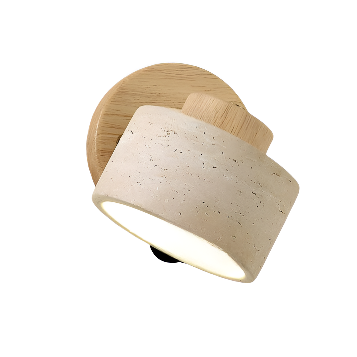 Wall Light Travertine Stone Minimalist Design | Travora