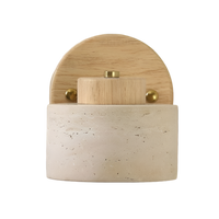 Wall Light Travertine Stone Minimalist Design | Travora