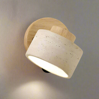 Wall Light Travertine Stone Minimalist Design | Travora