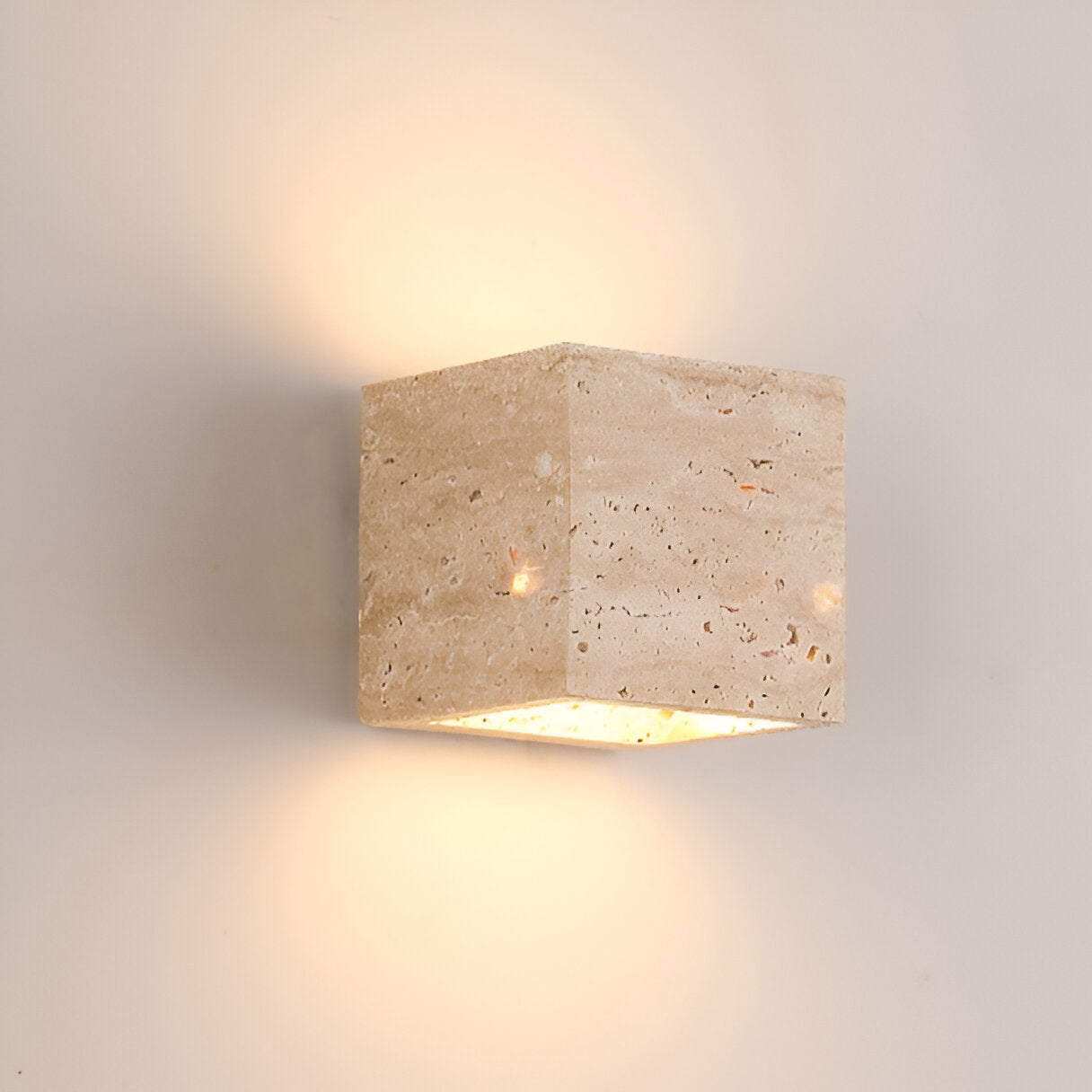 Wall Light Travertine Stone Minimalist Outdoor Design | Livane
